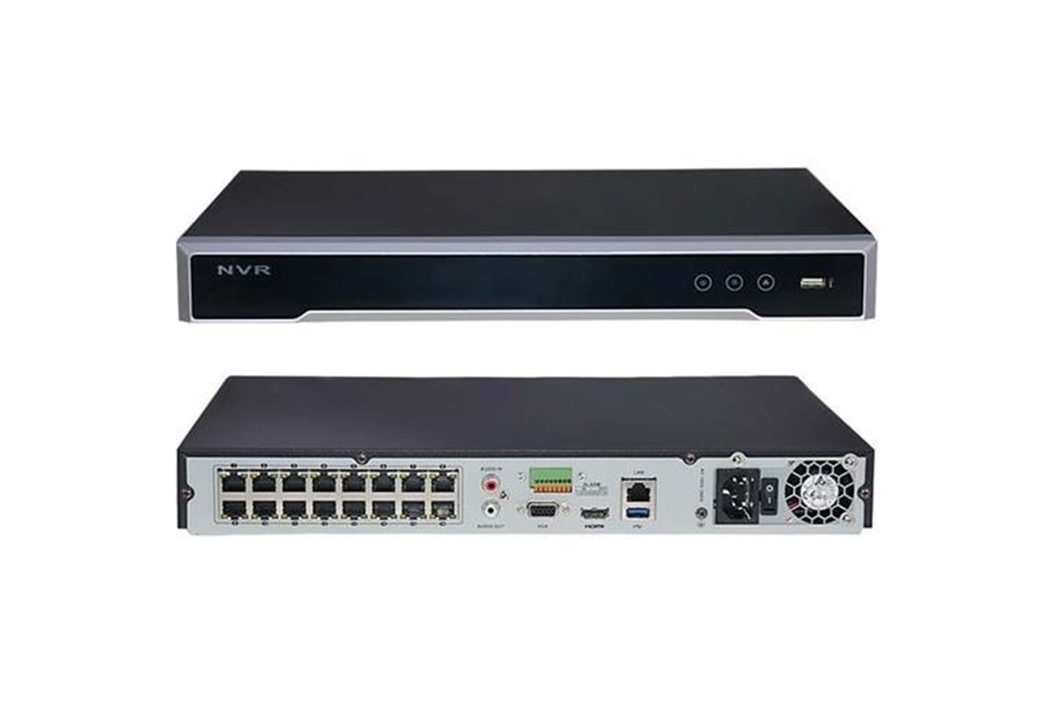 HİKVİSİON DS-7616NI-Q2/16P 16 KANAL POELİ 4K 2XSATA DESTEKLEYEN NVR